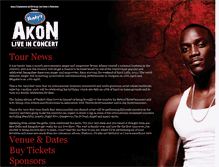 Tablet Screenshot of akon.timescity.com